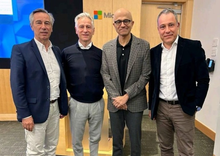 Devoteam executive team meets with Microsoft CEO in Redmond