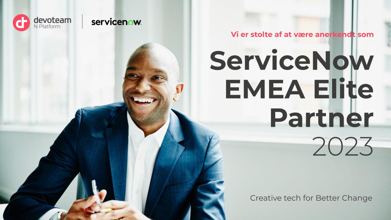 Devoteam kåret som årets ServiceNow EMEA Elite Partner 2023