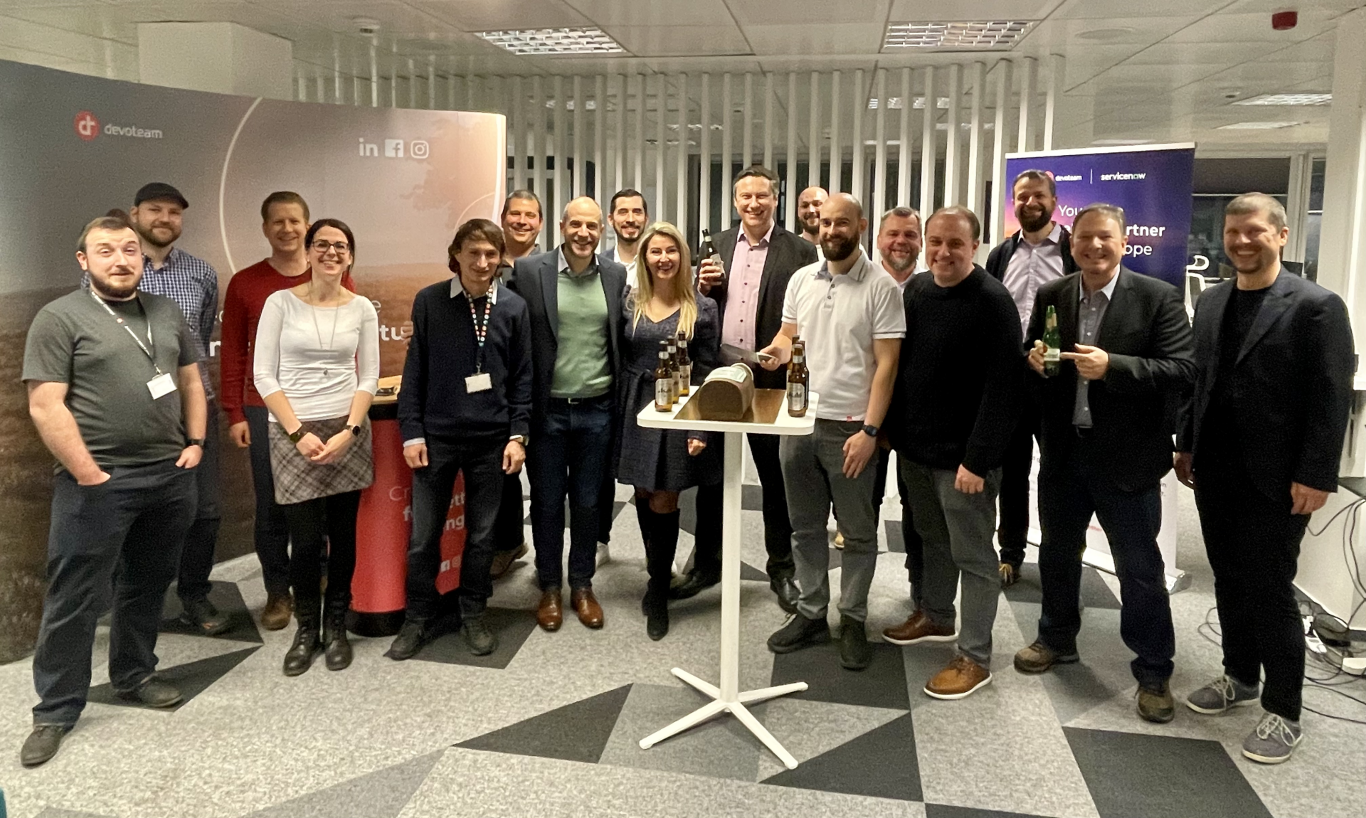 Celebrating two successful projects with Asahi Europe & International