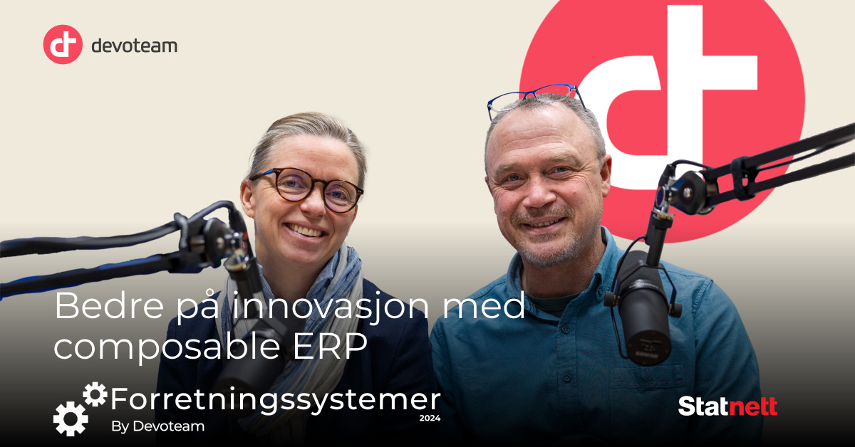 Organiserer for innovasjon med composable ERP