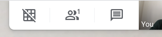 Google Hangouts Meet Grid activated