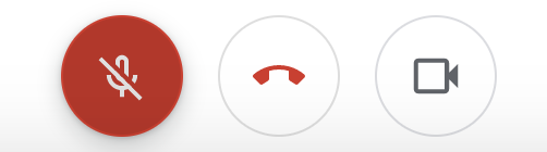 Mute yourself - Google Meet functionality
