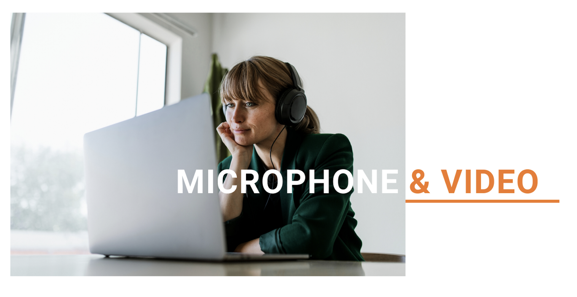 Microphone & video testing during a video conferencing meeting