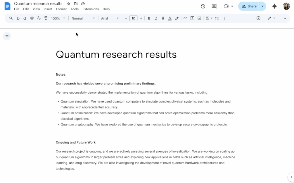 "Listen to Your Documents" Feature in Google Docs demo