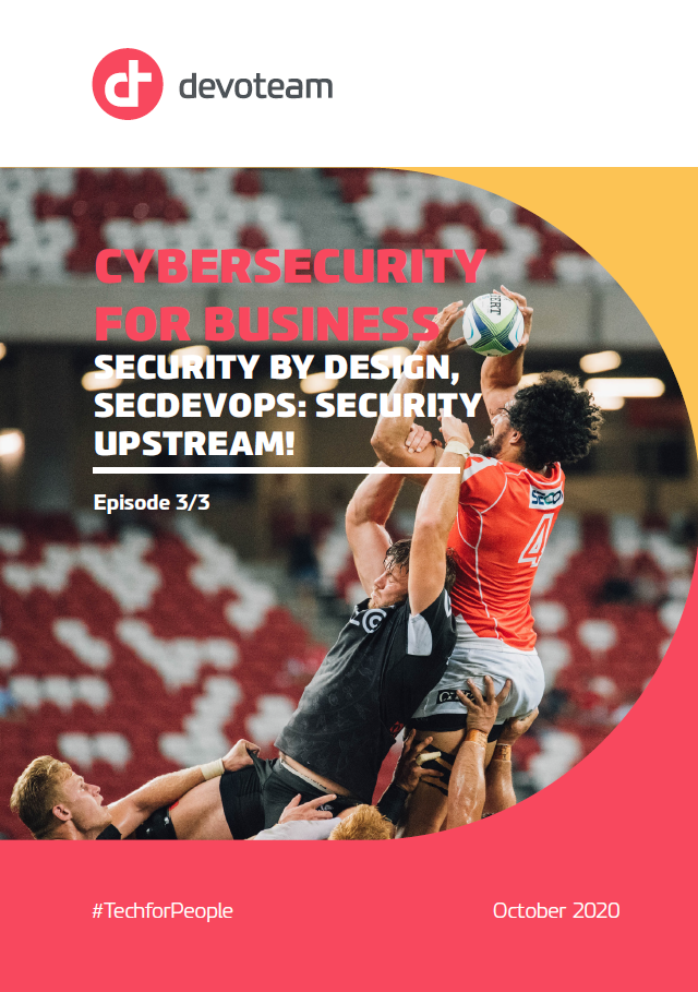 Security by Design, SecDevOps : la Sécurité en amont toute ! Devoteam x IDC