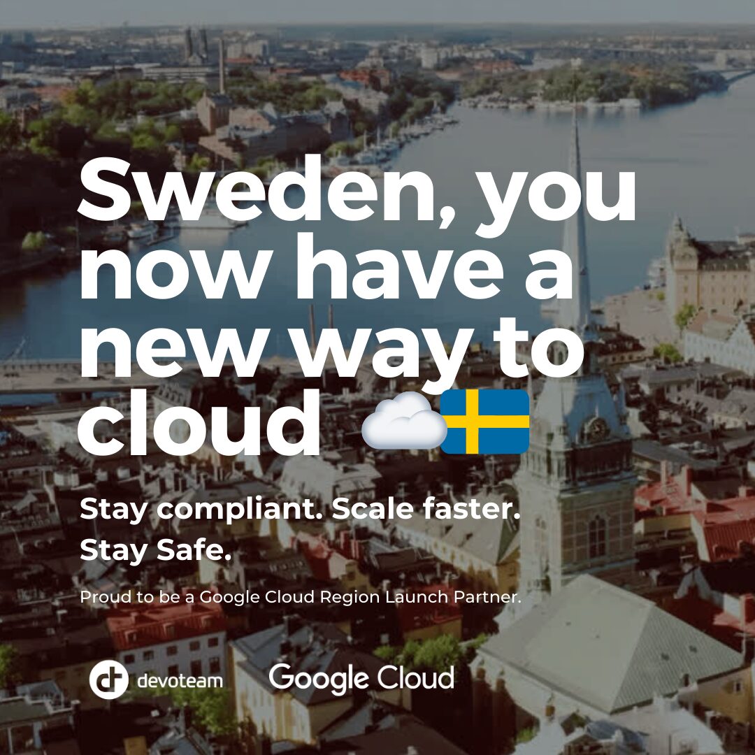 Devoteam driver AI, säkerhet och digital transformation med Google Clouds nya region i Sverige