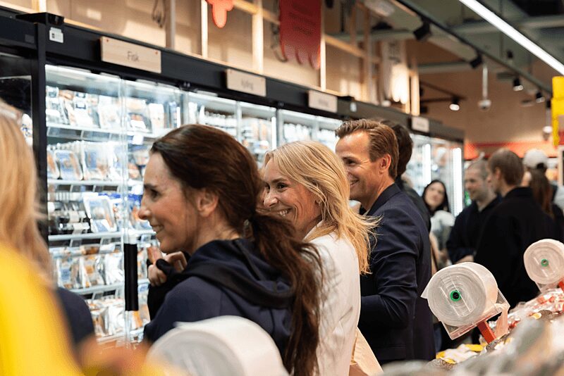 Image of people inside a store