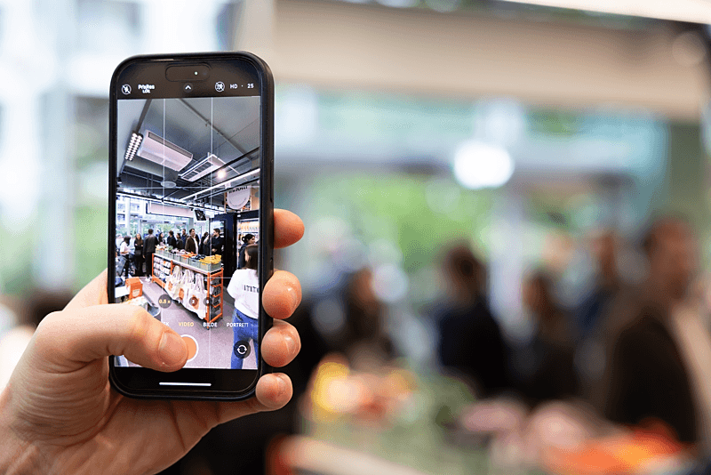 Image showing a phone scanning a store.