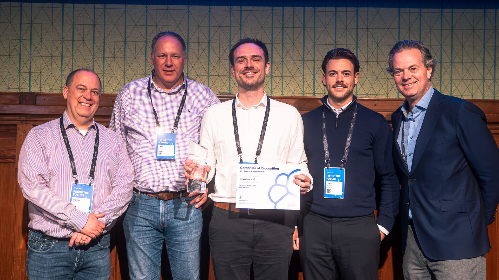 Devoteam Nederland erkend met 2025 Elastic Services Partner Award – EMEA NORTH