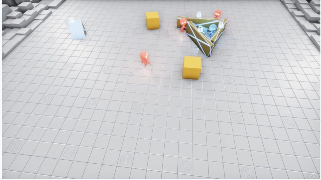  Blue figures locking the ramps