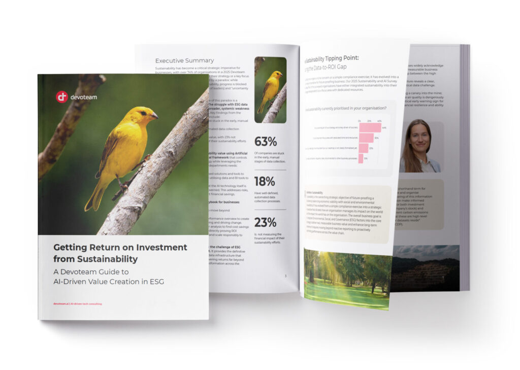 Whitepaper Sustainability Getting Return on Investment from Sustainability