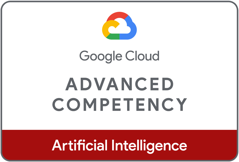 Google Cloud Advanced Competency Artificial Intelligence